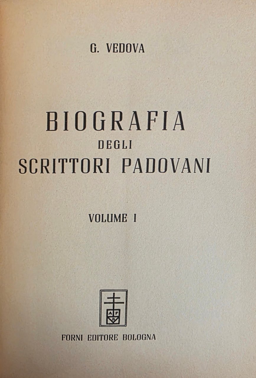 BIOGRAFIA DEGLI SCRITTORI PADOVANI | Immagine principale