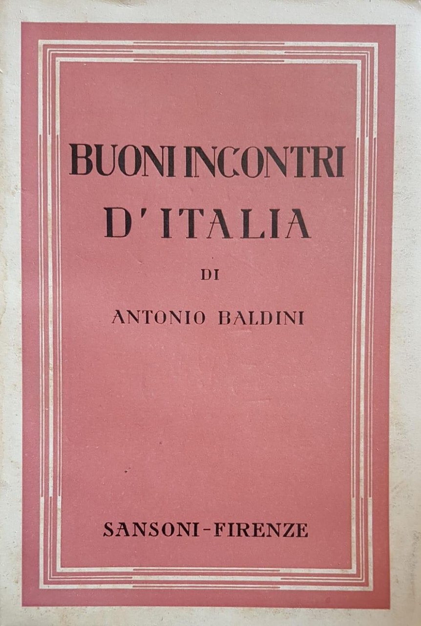 BUONI INCONTRI D' ITALIA