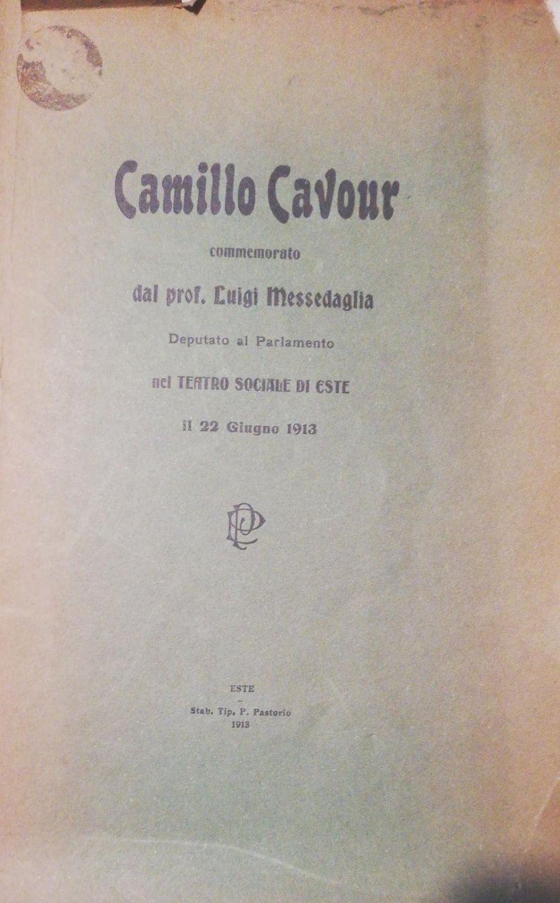 CAMILLO CAVOUR