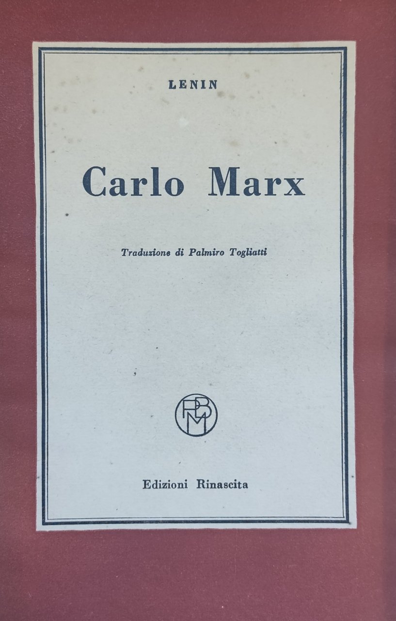 CARLO MARX