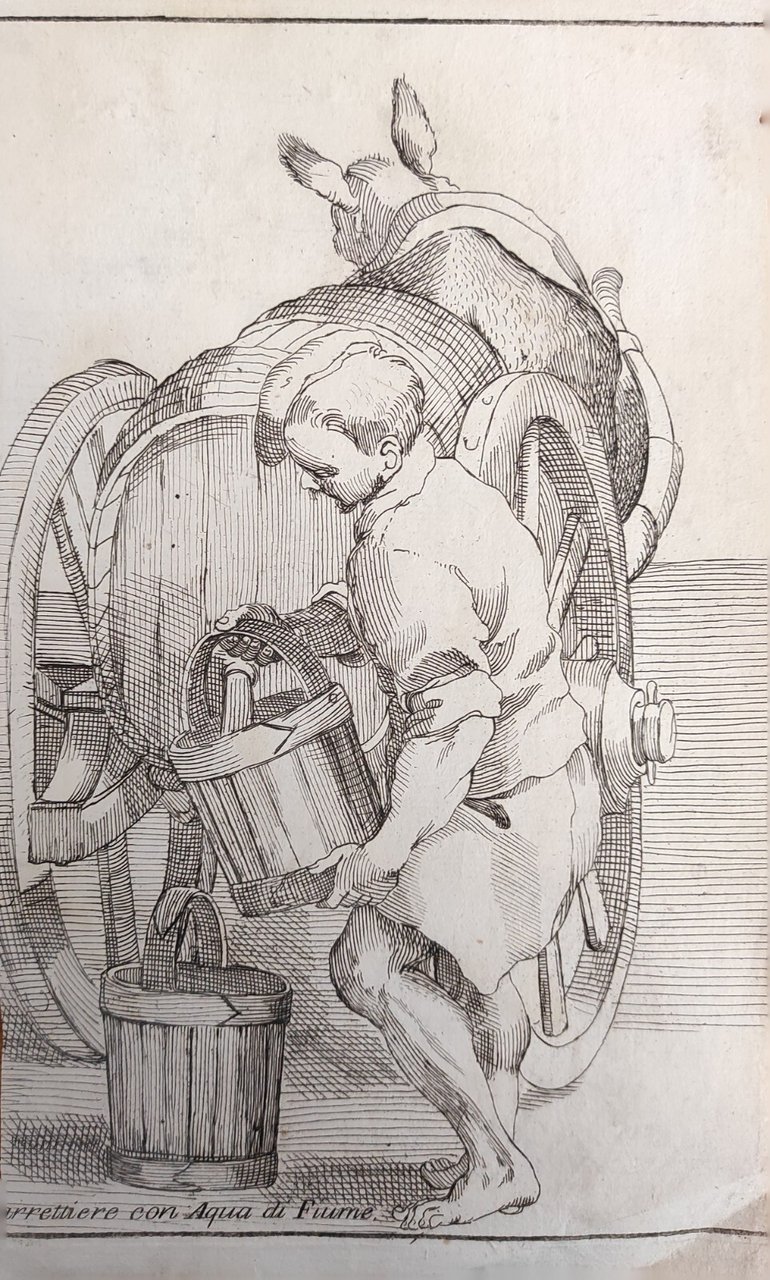 CARRETTIERE CON AQUA DI FIUME