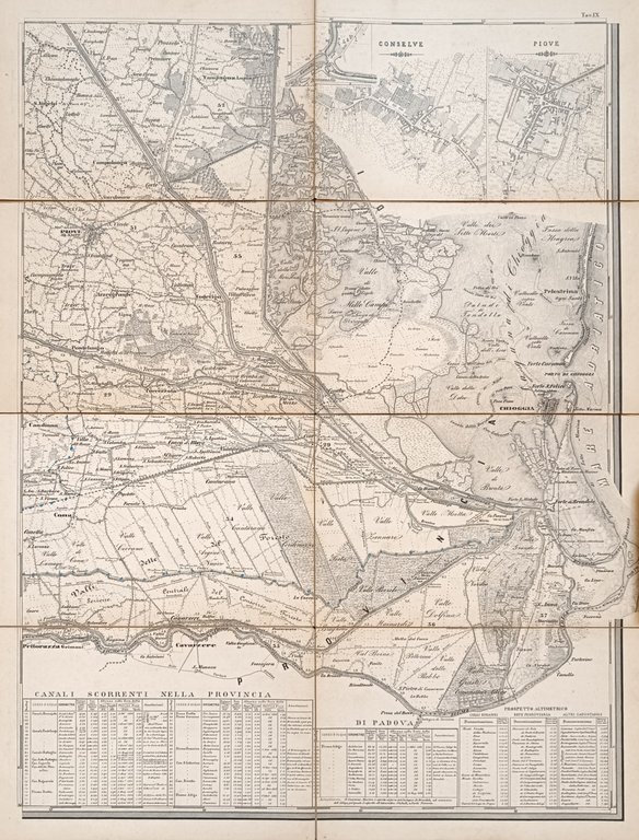 CARTA IDROGRAFICA STRADALE AMMINISTRATIVA CONSORZIALE DELLA PROVINCIA DI PADOVA E …