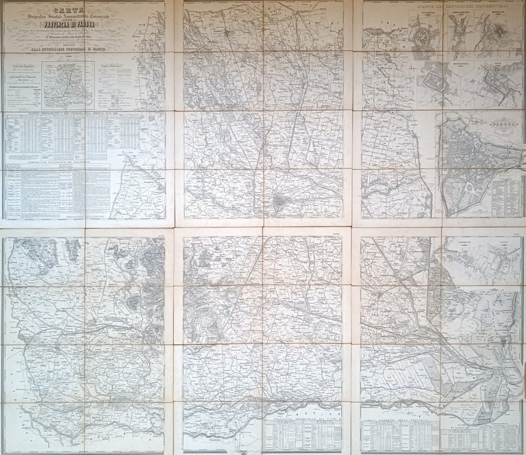 CARTA IDROGRAFICA STRADALE AMMINISTRATIVA CONSORZIALE DELLA PROVINCIA DI PADOVA E …