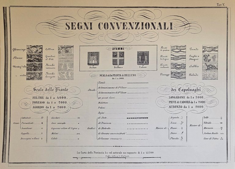 CARTA TOPOGRAFICA DELLA PROVINCIA DI BELLUNO + Carta topografica del …