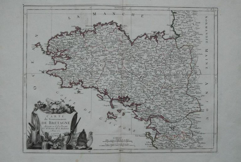 CARTE DU GOUVERNEMENT DE BRETAGNE | Immagine Gallery 1