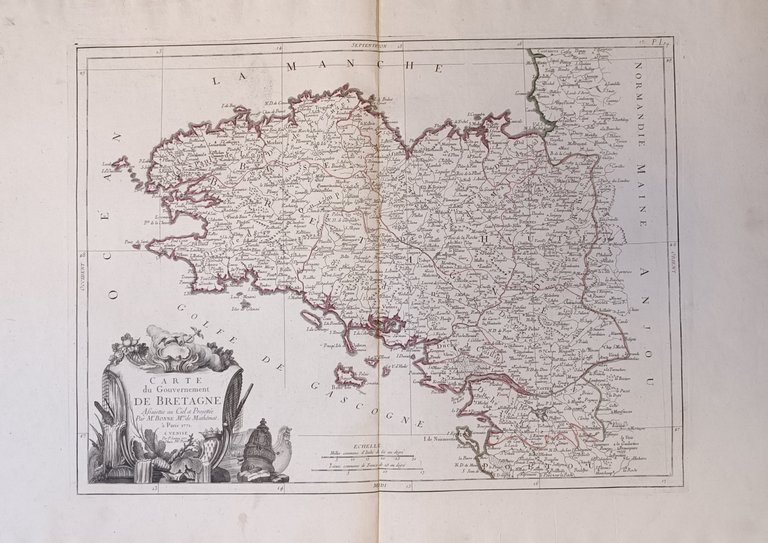 CARTE DU GOUVERNEMENT DE BRETAGNE