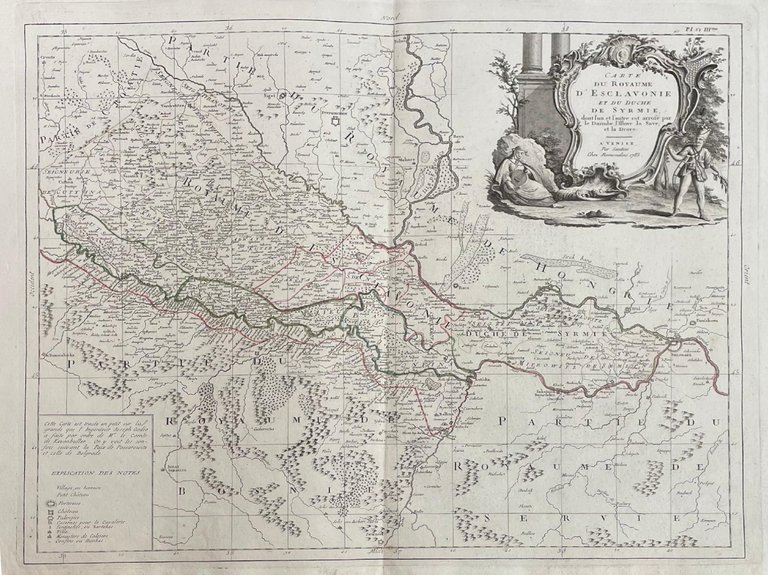 CARTE DU ROYAUME D'ESCLAVONIE ET DU DUCHE' DE SYRMIE, DONT … | Immagine Gallery 2