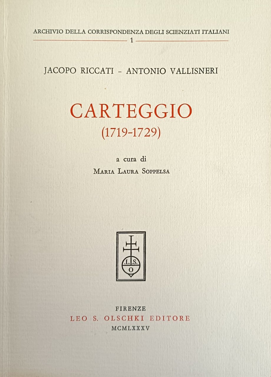 CARTEGGIO (1719 - 1729)