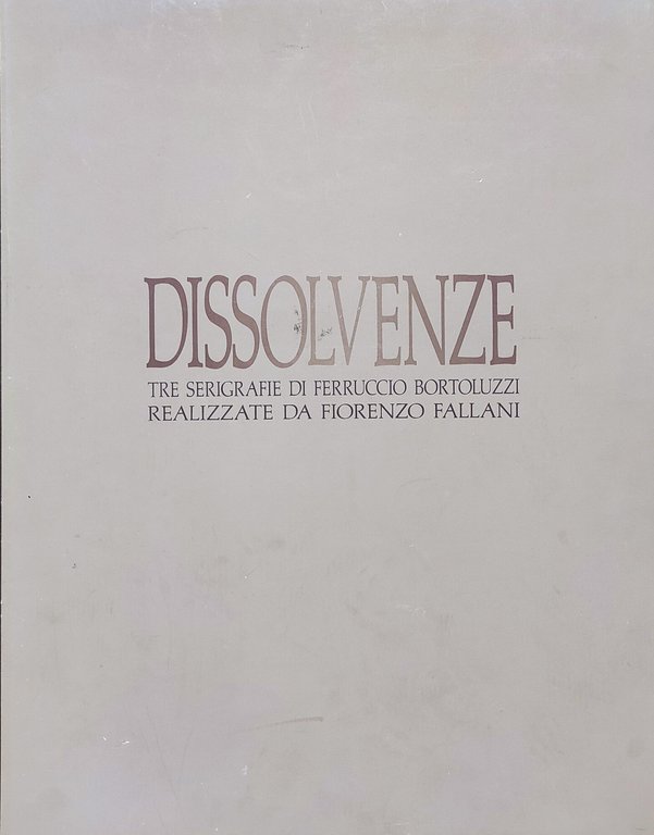 CARTELLINA: DISSOLVENZE