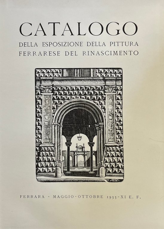 CATALOGO DELLA ESPOSIZIONE DELLA PITTURA FERRARESE DEL RINASCIMENTO | Immagine Gallery 2