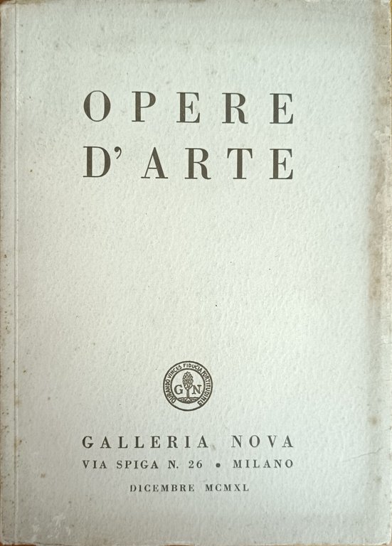 CATALOGO DELLA VENDITA ALL'ASTA DI OPERE D'ARTE DI ARTISTI ITALIANI … | Immagine Gallery 2