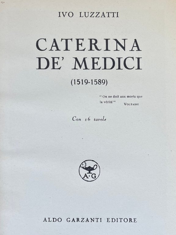 CATERINA DE' MEDICI (1519-1589)