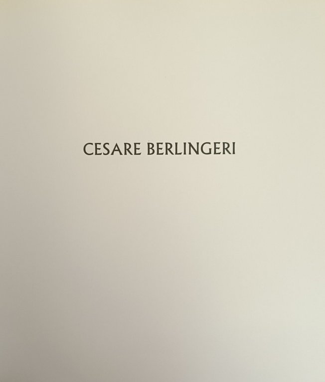 CESARE BERLINGERI. ANDAR PER STELLE