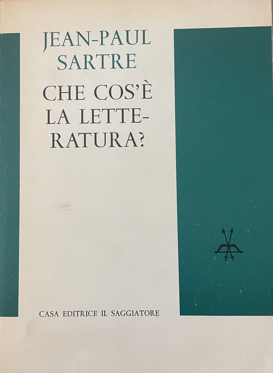 CHE COS' È LA LETTERATURA?