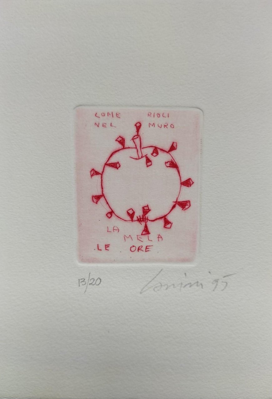 COME RIOLI NEL MURO LA MELA LE ORE