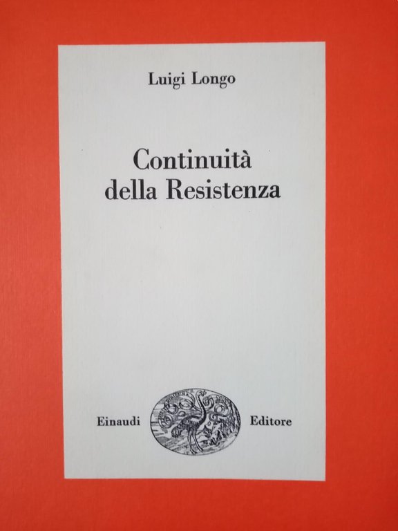 CONTINUITÀ DELLA RESISTENZA