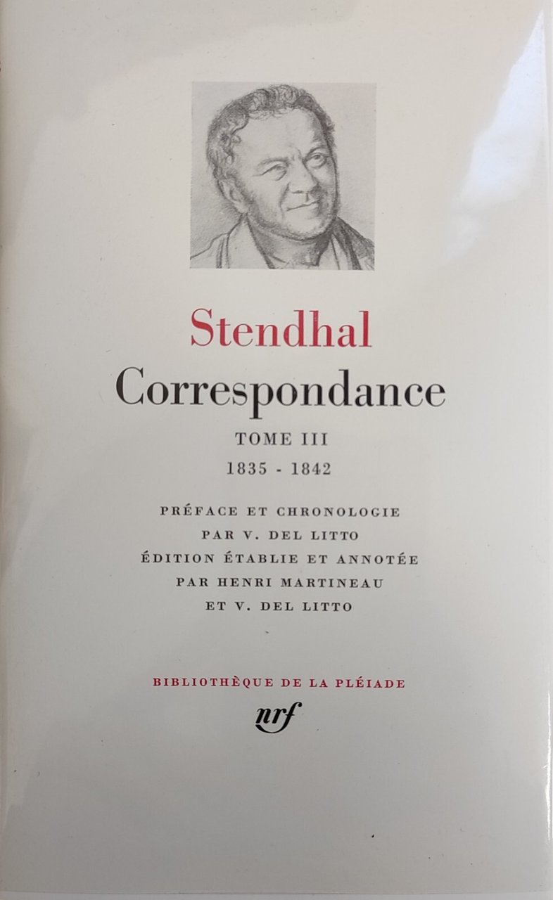 CORRESPONDANCE. VOL. III 1835 - 1842
