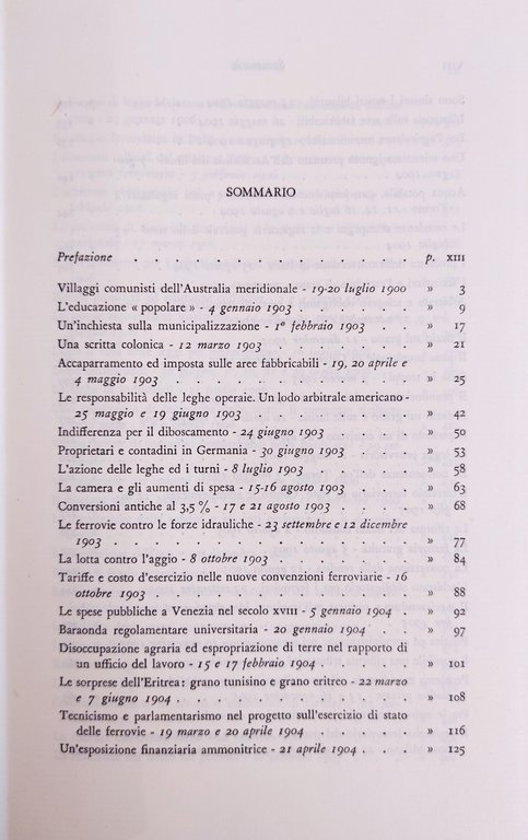 CRONACHE ECONOMICHE E POLITICHE DI UN TRENTENNIO (1893 - 1925)