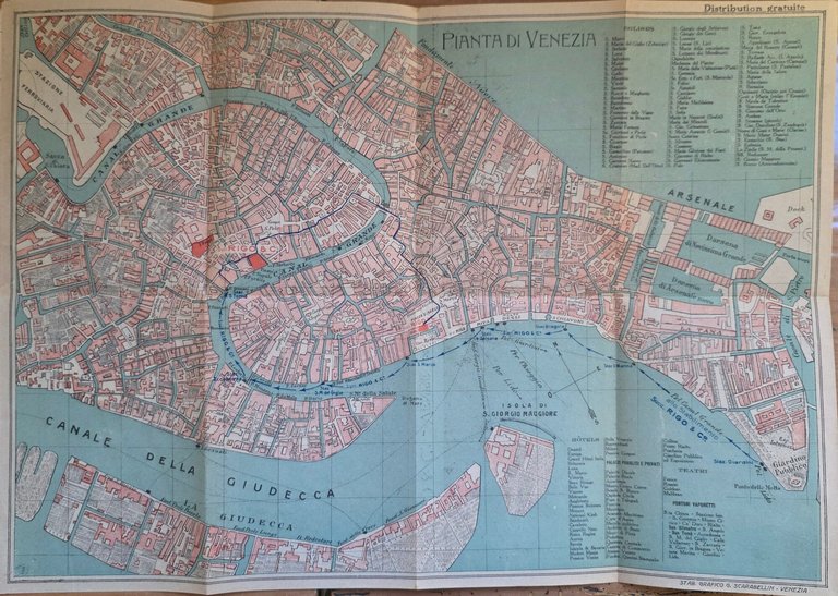 CURIOSITÀ VENEZIANE OVVERO ORIGINI DELLE DENOMINAZIONI STRADALI DI VENEZIA