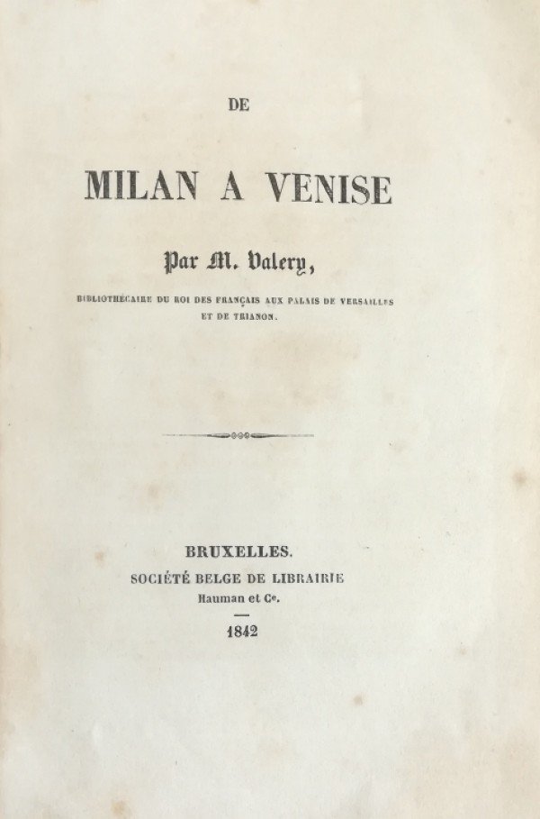 DE MILAN A VENISE