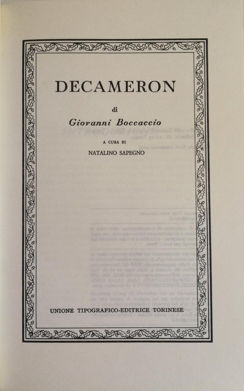 DECAMERON