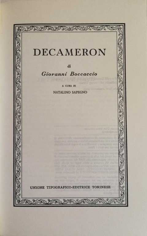 DECAMERON