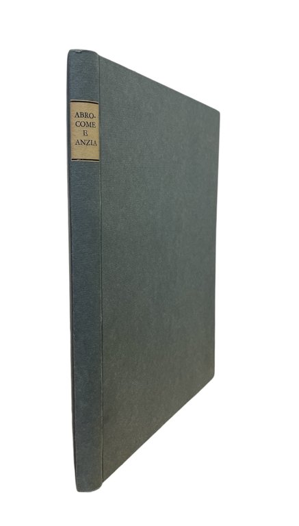 DEGLI AMORI DI ABROCOME E D'ANZIA, LIBRI CINQUE