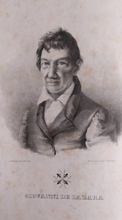 DEL CONTE GIOVANNI DE LAZARA, CAVALIERE GEROSOLIMITANO E DE' SUOI …