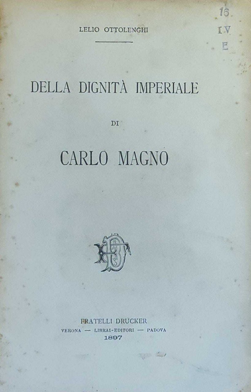 DELLA DIGNITÀ IMPERIALE DI CARLO MAGNO