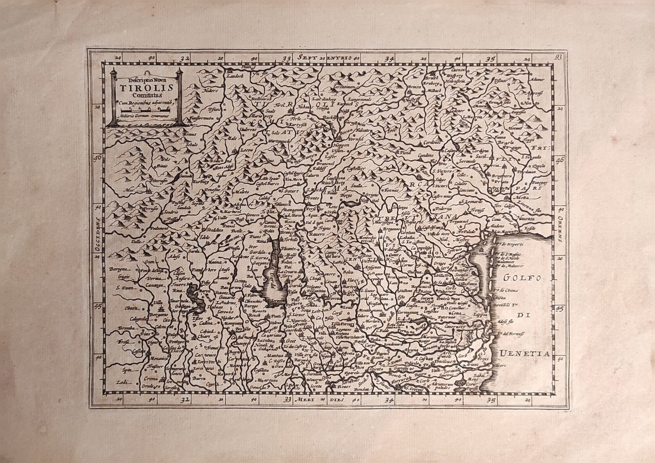 DESCRIPTIO NOVA TIROLIS COMITATUS | Immagine principale