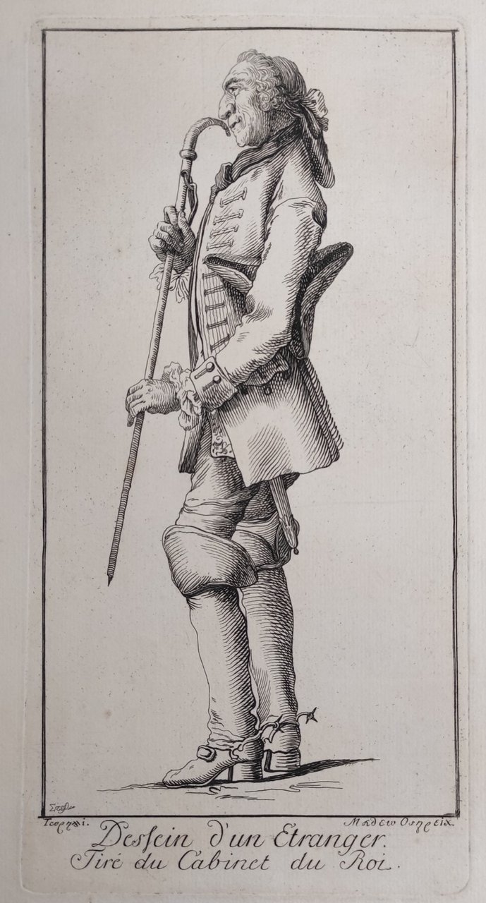DESFEIN D' UN ETRANGER. TIRÉ DU CABINET DU ROI | Immagine principale