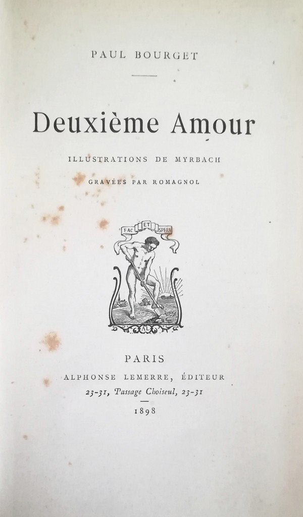DEUXIEME AMOUR