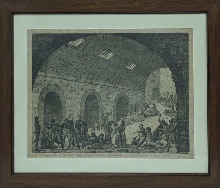 DISEGNO DELLE CASEMATTE NEL CASTELLO DI SEBENICO OVE SONO STATI …