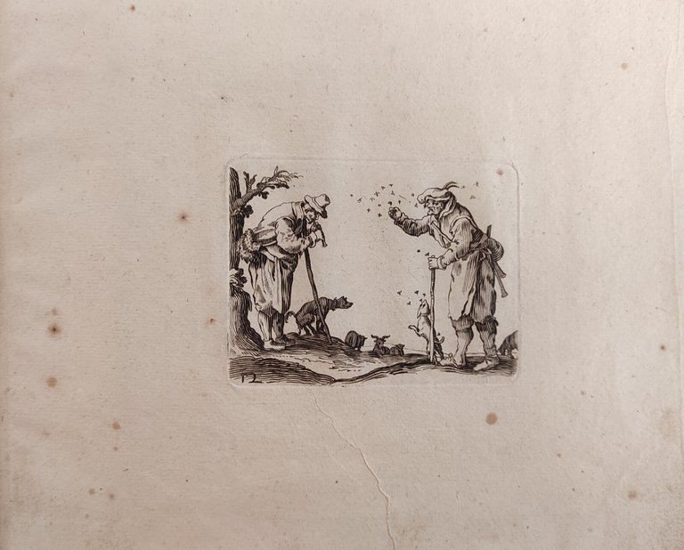 DIVERS POSTURES INVENTEE DEFIGNEE ET GRAVEE PAR CALLOT ET NOUV …