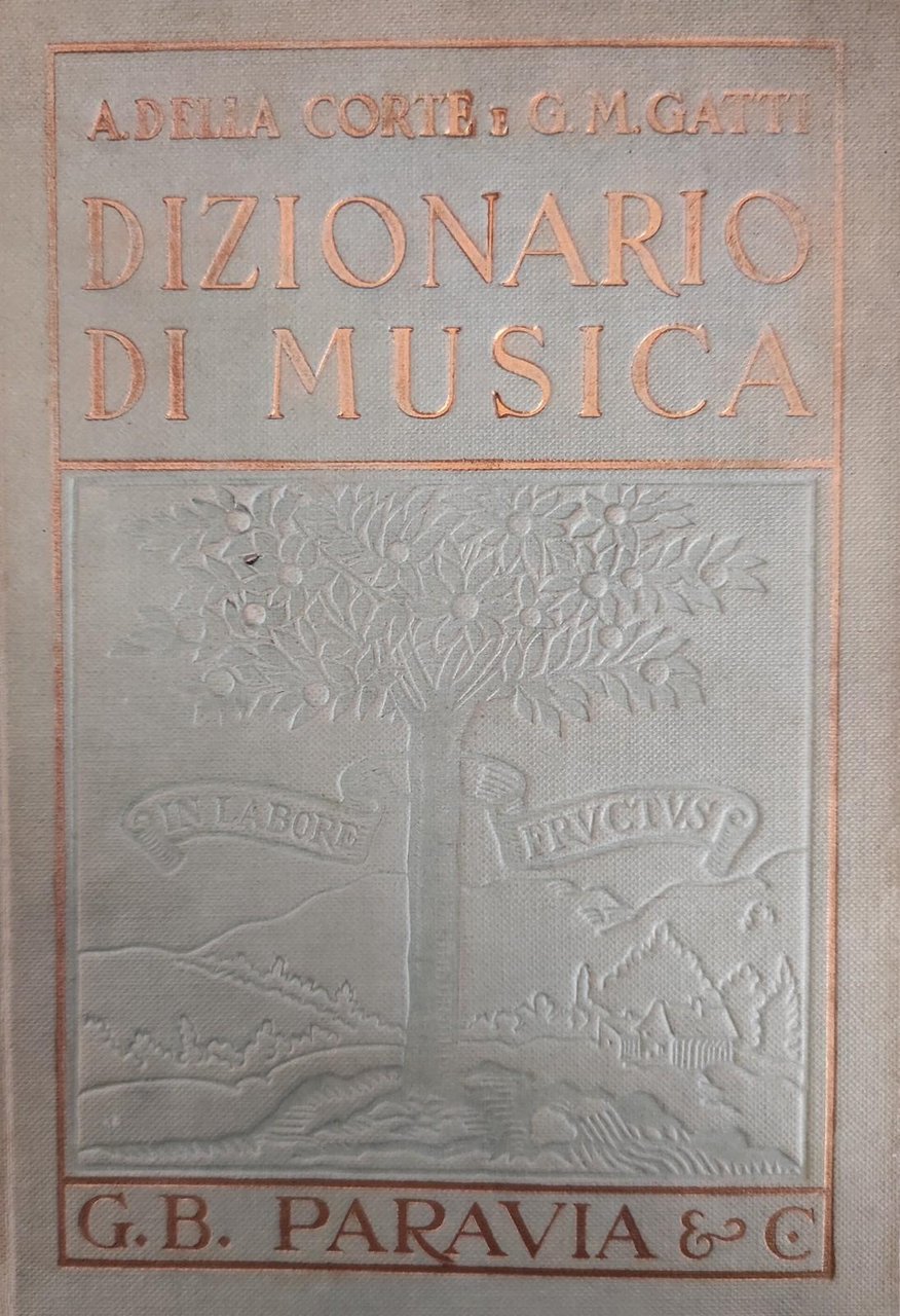 DIZIONARIO DI MUSICA