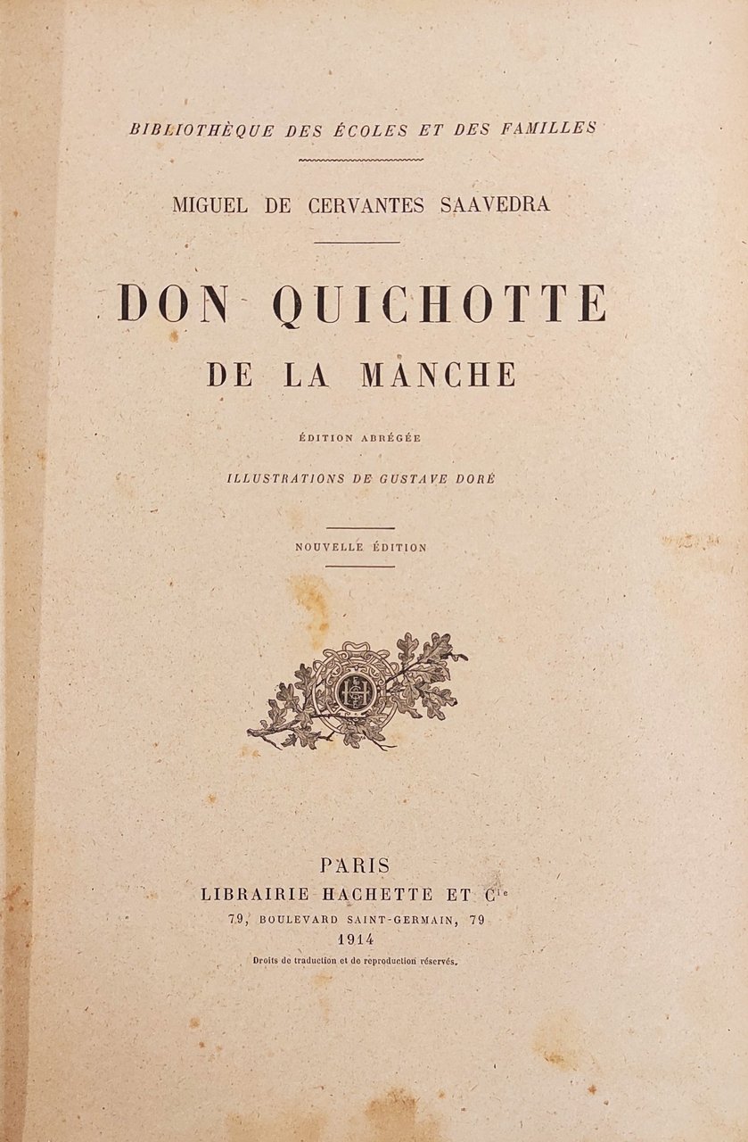 DON QUICHOTTE DE LA MANCHE