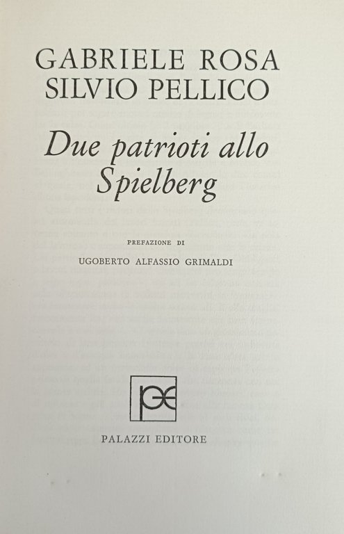DUE PATRIOTI ALLO SPIELBERG | Immagine Gallery 2