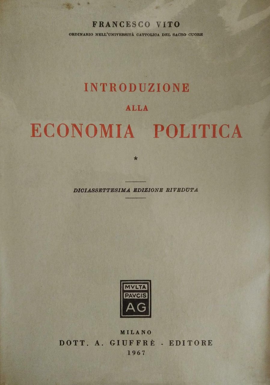 ECONOMIA POLITICA