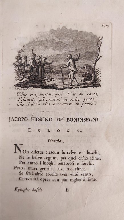 EGLOGHE BOSCHERECCE DEL SECOLO XV. XVI | Immagine Gallery 2