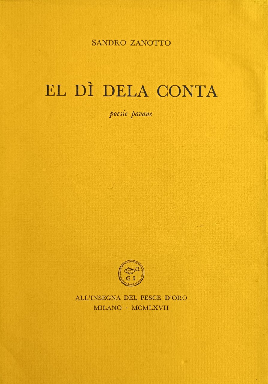 EL DI' DELLA CONTA. POESIE PAVANE