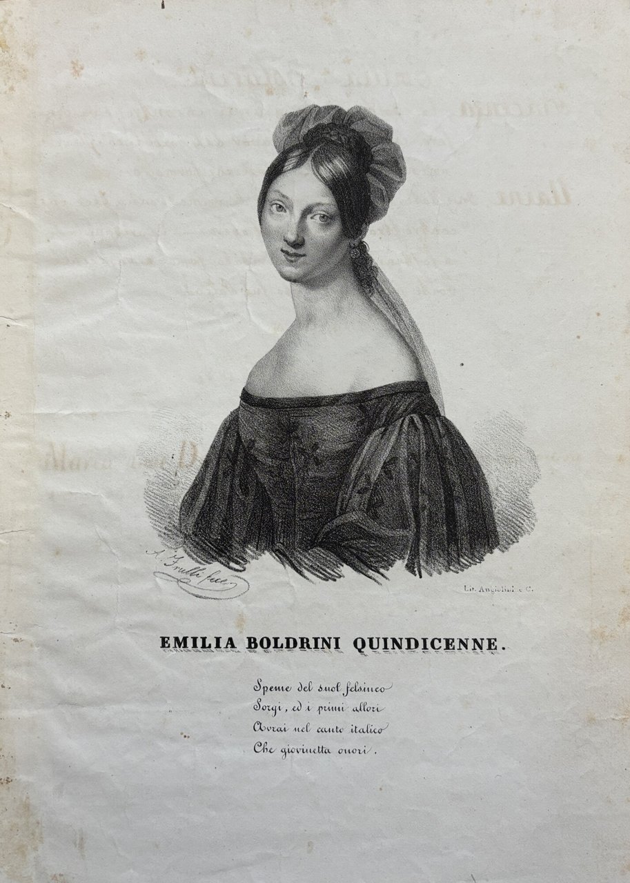 EMILIA BOLDRINI QUINDICENNE