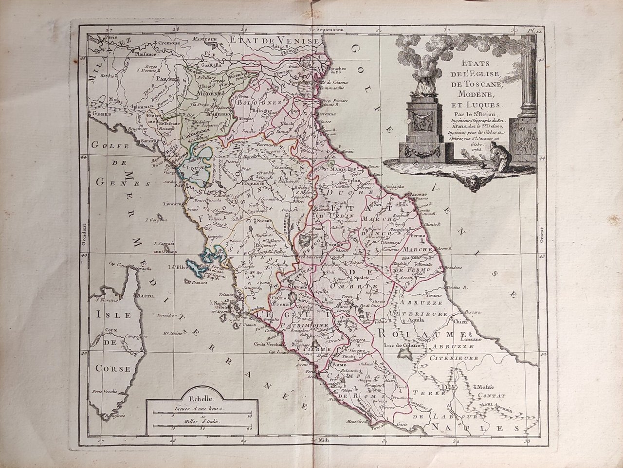 ETATS DEL'EGLISE, DE TOSCANE, MODENE, ET LUQUES