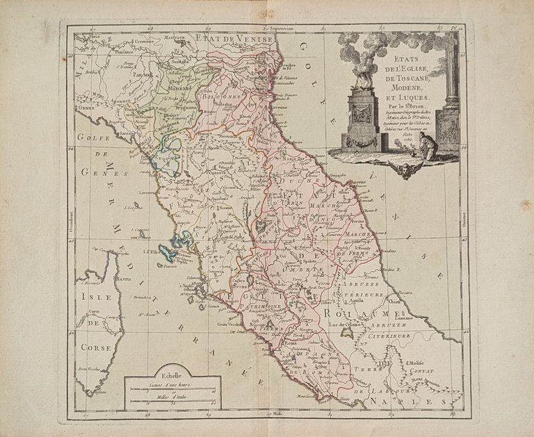 ETATS DEL'EGLISE, DE TOSCANE, MODENE, ET LUQUES