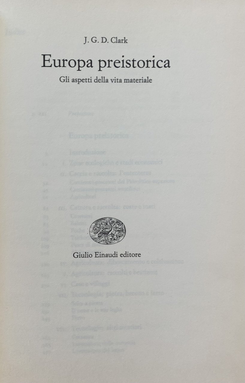 EUROPA PREISTORICA. GLI ASPETTI DELLA VITA MATERIALE | Immagine principale