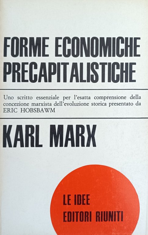 FORME ECONOMICHE PRECAPITALISTICHE