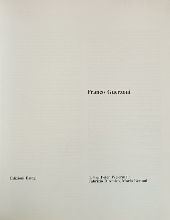 FRANCO GUERZONI