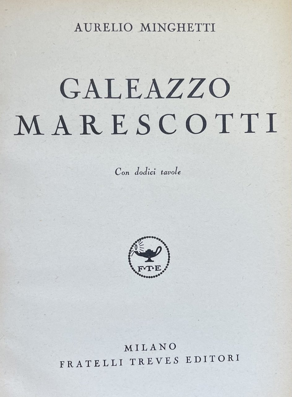 GALEAZZO MARESCOTTI
