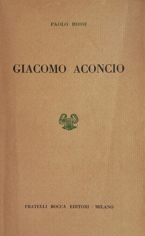 GIACOMO ACONCIO