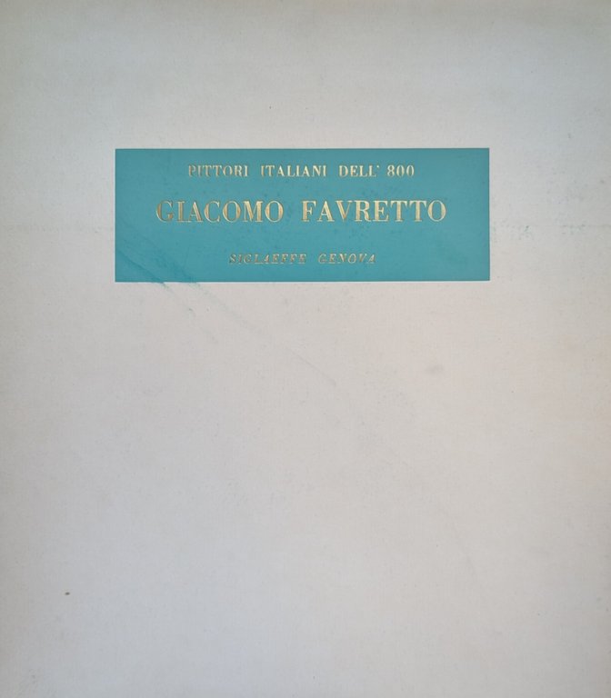 GIACOMO FAVRETTO