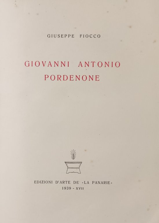 GIOVANNI ANTONIO PORDENONE